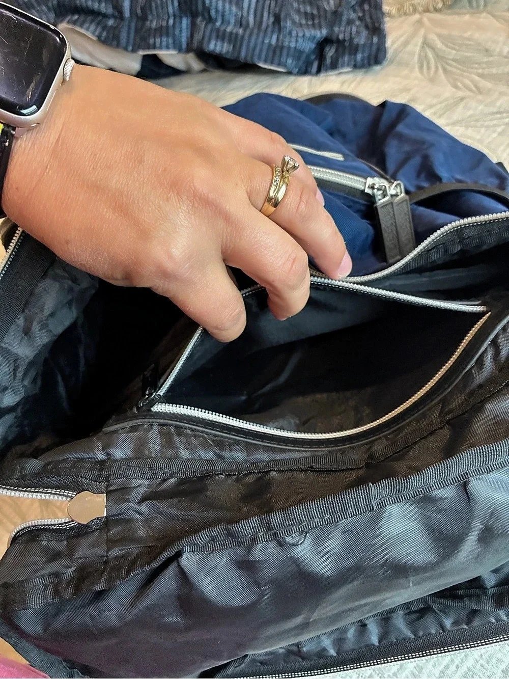 Biaggi “on the go” Backpack Blue